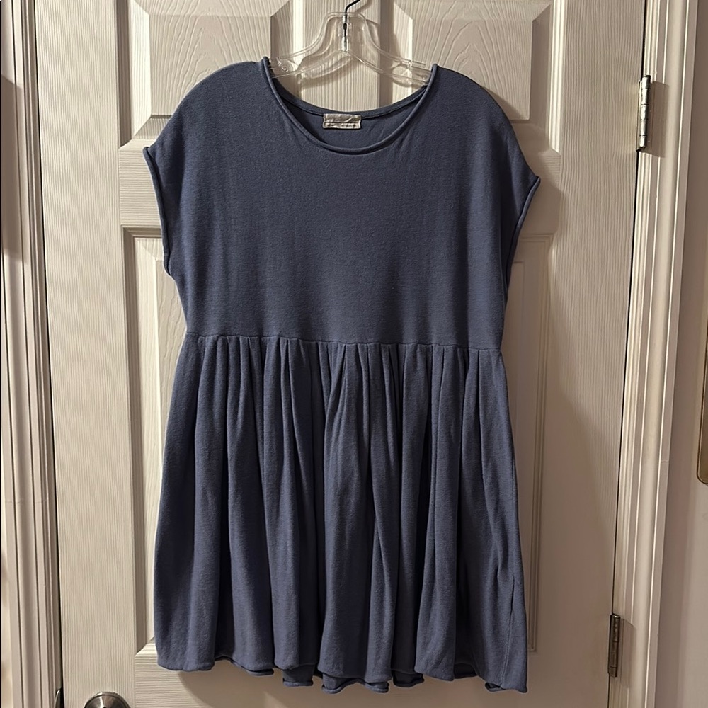 Urban Outfitters Blue Babydoll Dress (XS)